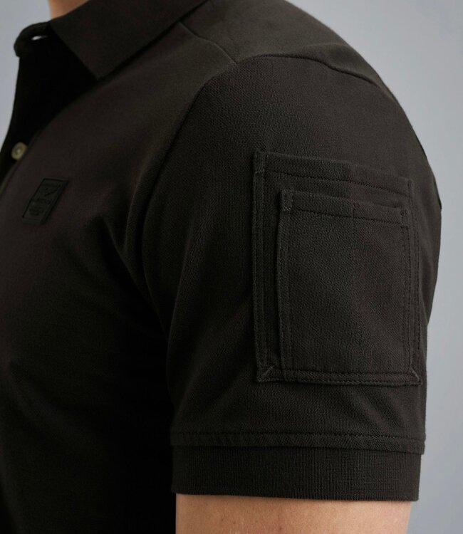 PME LEGEND Polo PIQUE BLEND PME LEGEND OBSIDIAN
