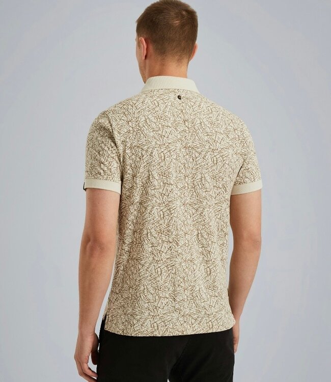 PME LEGEND Polo SLUB JERSEY AOP PME LEGEND BIRCH
