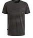 PME LEGEND T-Shirt TEXTURED STRIPE PME LEGEND OBSIDIAN