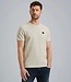 PME LEGEND T-Shirt TEXTURED STRIPE PME LEGEND BONE WHITE