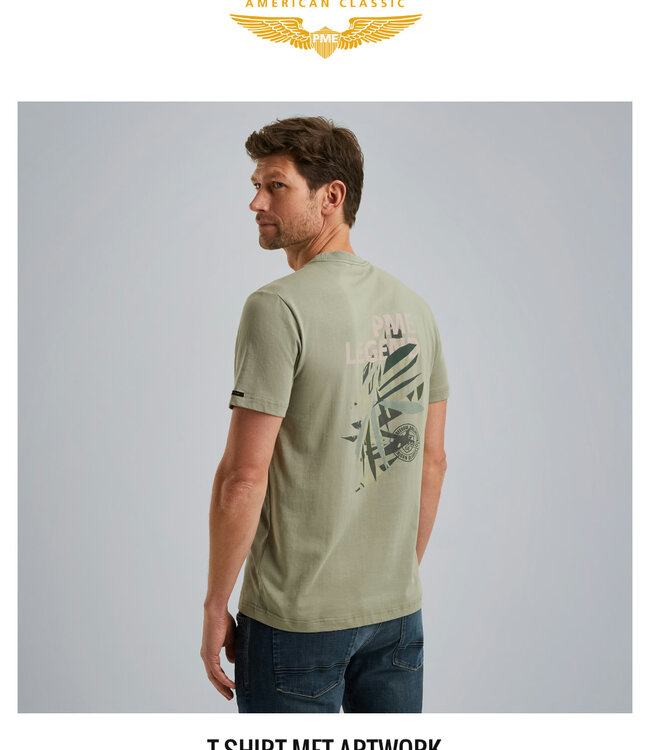 PME LEGEND T-shirt JERSEY DIGITAL PRINT BACK PME LEGEND SHADOW