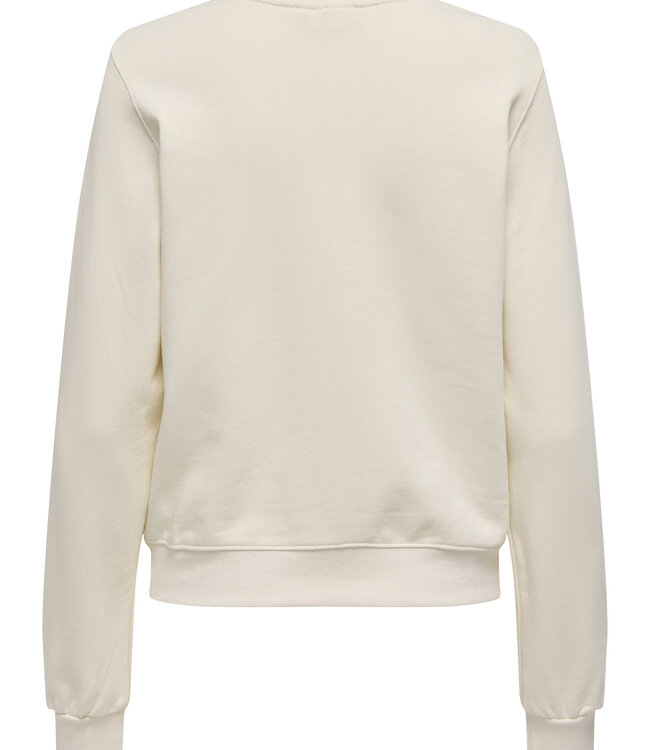 ONLY Pull SWEATER FREDERIKKA PRINT ONLY ROMANTIC WHITE