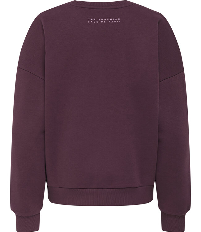 ONLY Pull ZENJA BOXY ONLY MAUVE WINE PARIS