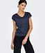 ONLY T-shirt SILVERY V-NECK ONLY DESERT NIGHT SKY