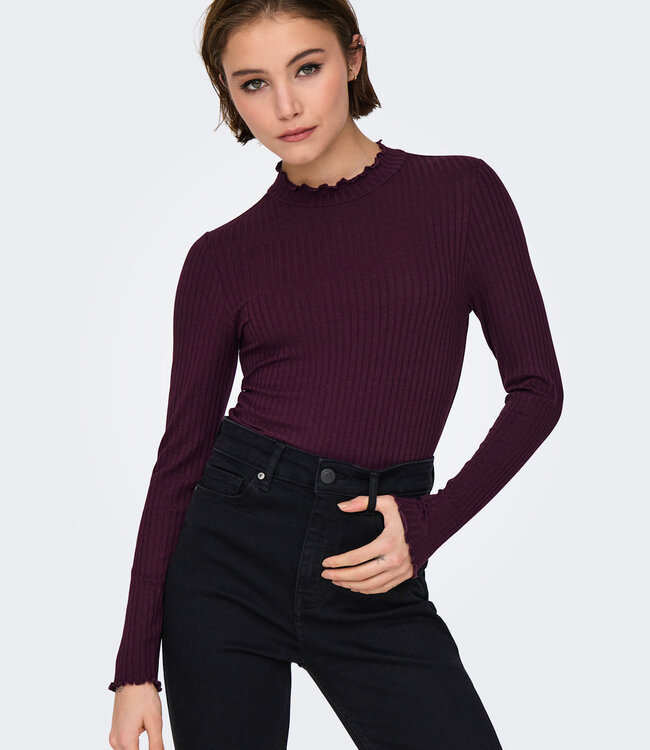 JDY T-Shirt FRANSISKA LANGE MOUW JDY WINETASTING