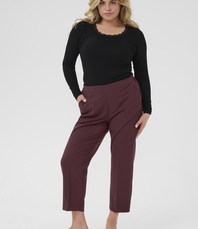 KAFFE CURVE Broek CROPPED SAKIRA KAFFE CURVE FUDGE 191619