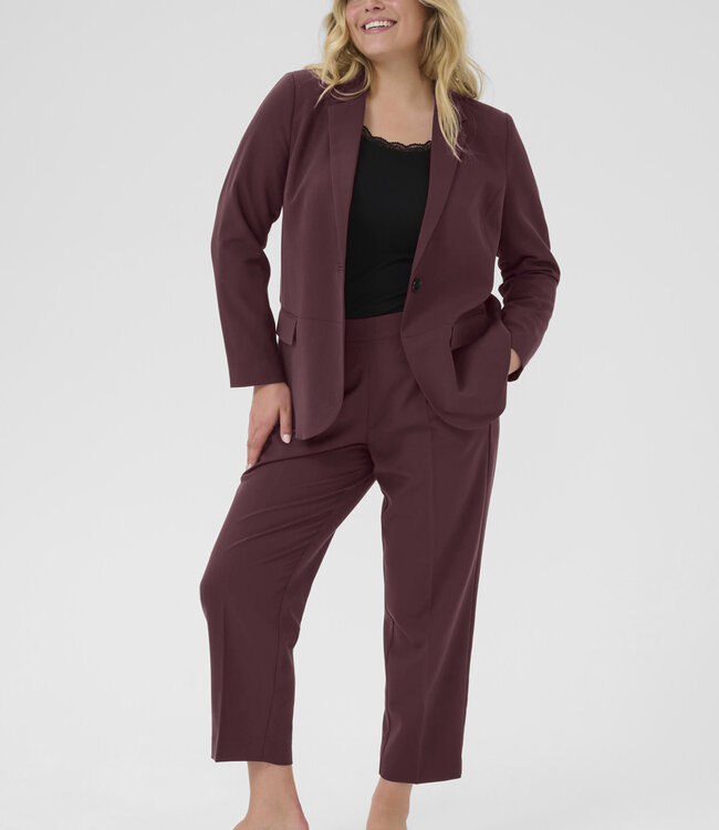 KAFFE CURVE Broek CROPPED SAKIRA KAFFE CURVE FUDGE 191619