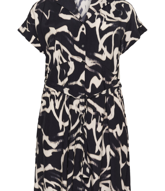 KAFFE CURVE Kleedje MAREN KAFFE CURVE BLACK 107701