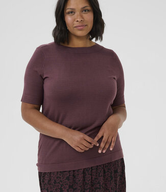 KAFFE CURVE Pull LIZZY BOATNECK KAFFE CURVE FUDGE 191619