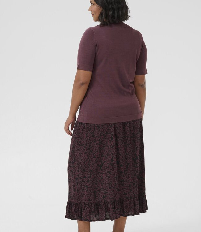 KAFFE CURVE Pull LIZZY BOATNECK KAFFE CURVE FUDGE 191619