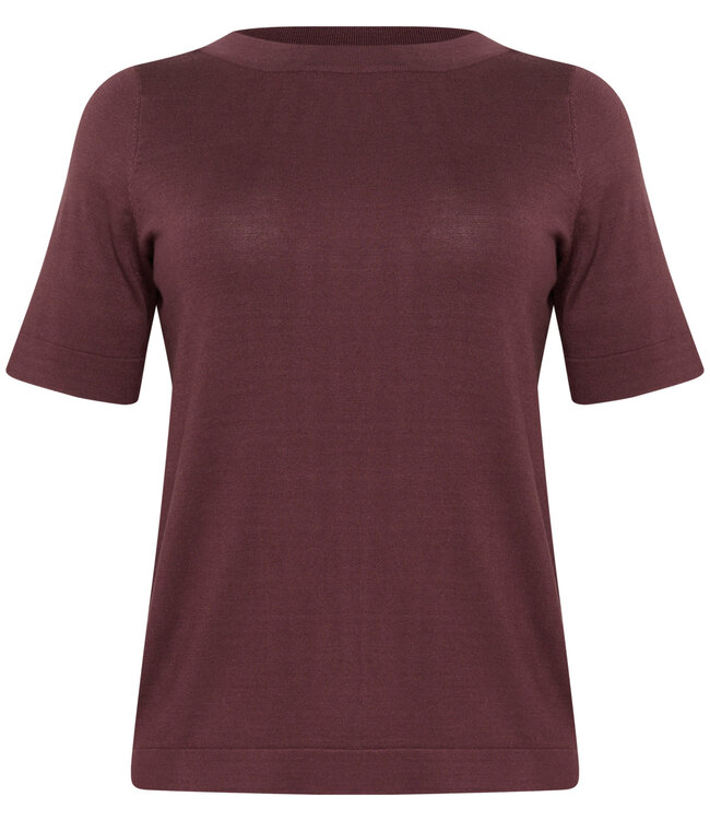 KAFFE CURVE Pull LIZZY BOATNECK KAFFE CURVE FUDGE 191619