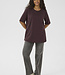 KAFFE CURVE T-Shirt JENNA SLIT KAFFE CURVE FUDGE 191619