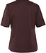 KAFFE CURVE T-Shirt JENNA SLIT KAFFE CURVE FUDGE 191619