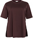 KAFFE CURVE T-Shirt JENNA SLIT KAFFE CURVE FUDGE 191619