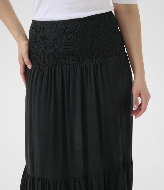 KAFFE Rok MAXI SMOCK KAFFE BLACK DEEP 100121