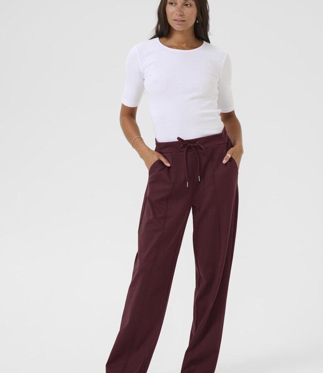 KAFFE Broek JENNY STRAIGHT KAFFE FUDGE 191619