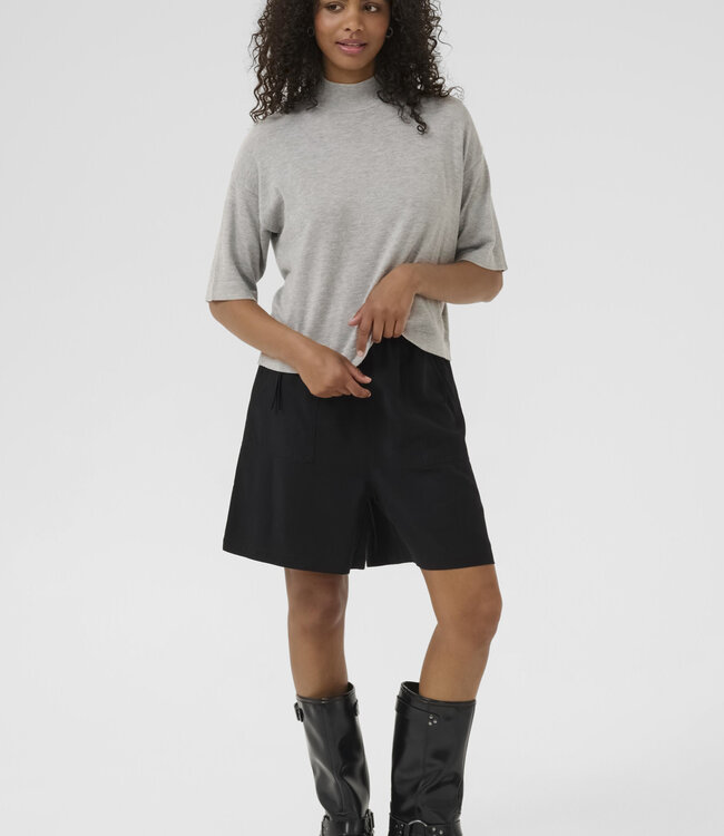 KAFFE Pull LIZZA TURTLENECK KAFFE LIGHT GREY 100126