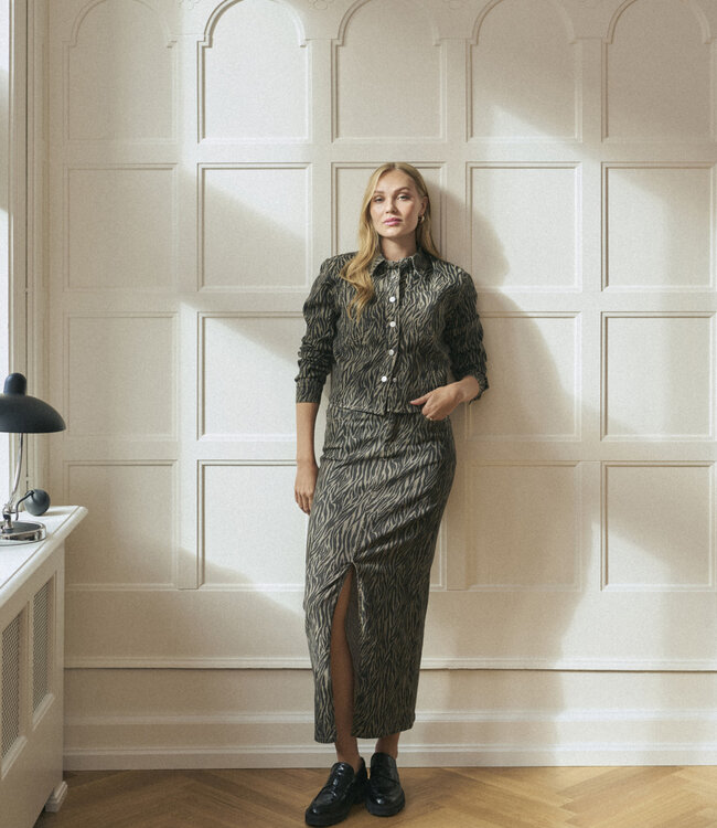 KAFFE Rok DENIM LEONDRA KAFFE FEATHER GRAY