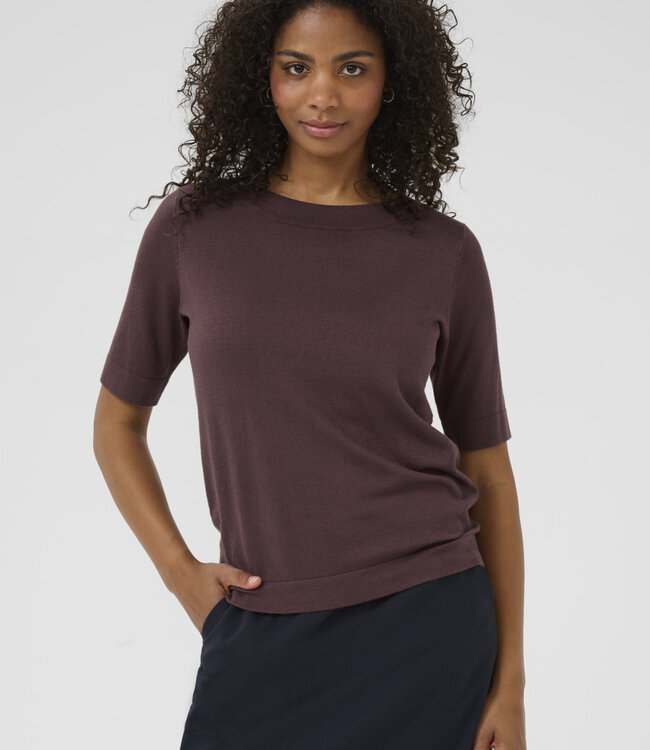 KAFFE Pull LIZZA BOATNECK KAFFE FUDGE 191619