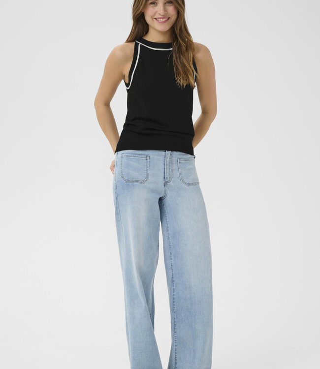 KAFFE Top MALLY KAFFE BLACK DEEP 100121