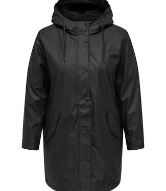 ONLY CARMAKOMA Jas NEW SALLY RAINCOAT ONLY CARMACOMA BLACK