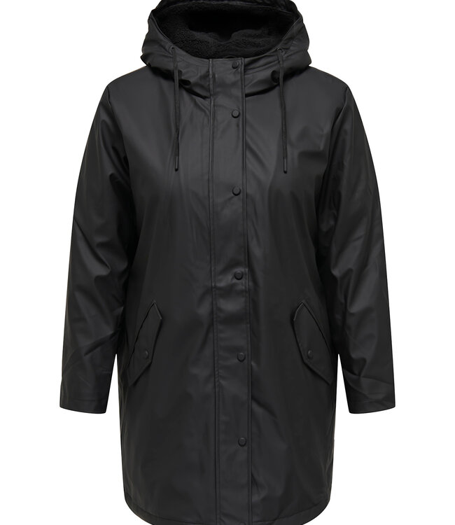 ONLY CARMAKOMA Jas NEW SALLY RAINCOAT ONLY CARMACOMA BLACK