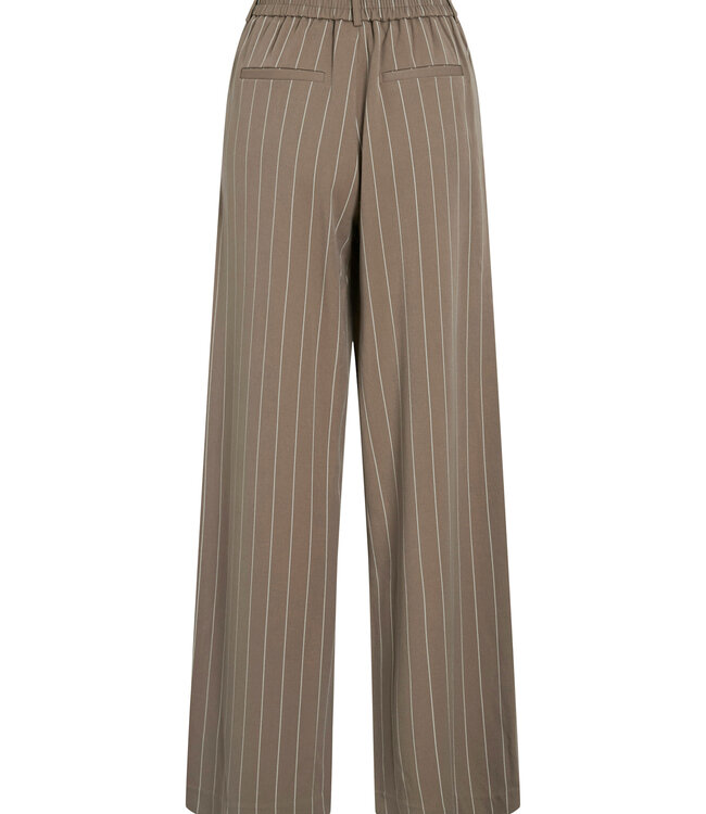 VILA Broek VARONE PATTERN WIDE VILA FALCON BIRCH