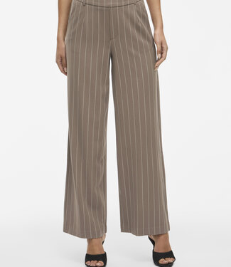 VILA Broek VARONE PATTERN WIDE VILA FALCON BIRCH