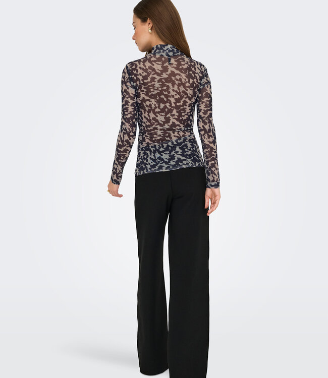 ONLY Blouse ERICA MESH ONLY BLUE GRAPHITE