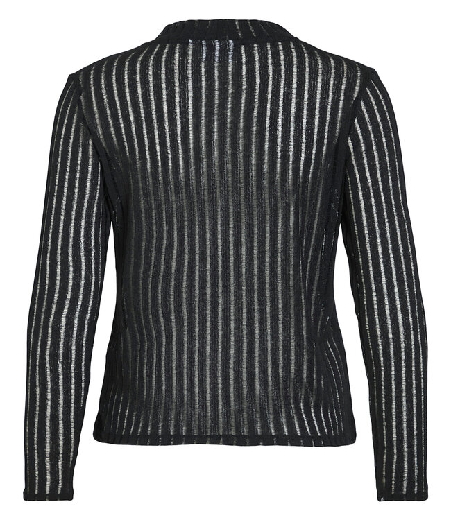 VILA T-Shirt FATIMA CREW NECK VILA BLACK BEAUTY