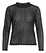 VILA T-Shirt FATIMA CREW NECK VILA BLACK BEAUTY