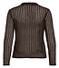 VILA T-Shirt FATIMA CREW NECK VILA COFFEE BEAN