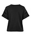 VILA T-Shirt PAVIA O-NECK VILA  BLACK BEAUTY