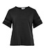 VILA T-Shirt PAVIA O-NECK VILA  BLACK BEAUTY