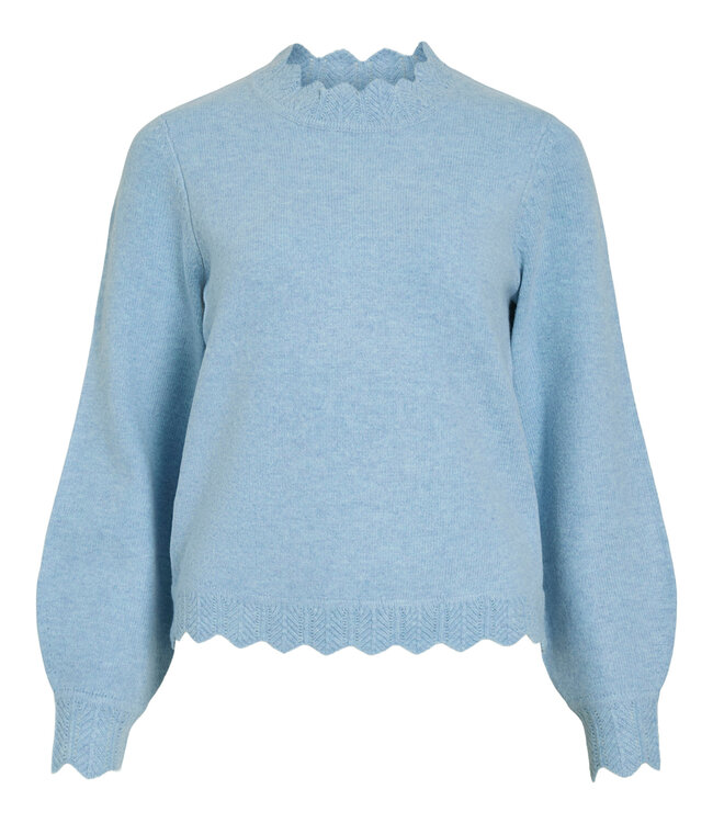 VILA Pull NIKOLINA O-NECK VILA FROZEN FJORD
