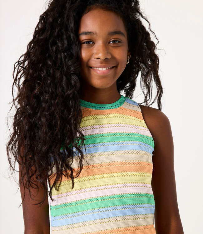 GARCIA T-Shirt REGENBOOG GARCIA TEENS GIRLS SOFT LEMON