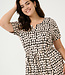 KAFFE CURVE Kleed MELLA KAFFE CURVE BLACK SAND GRAPHIC
