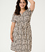 KAFFE CURVE Kleed MELLA KAFFE CURVE BLACK SAND GRAPHIC