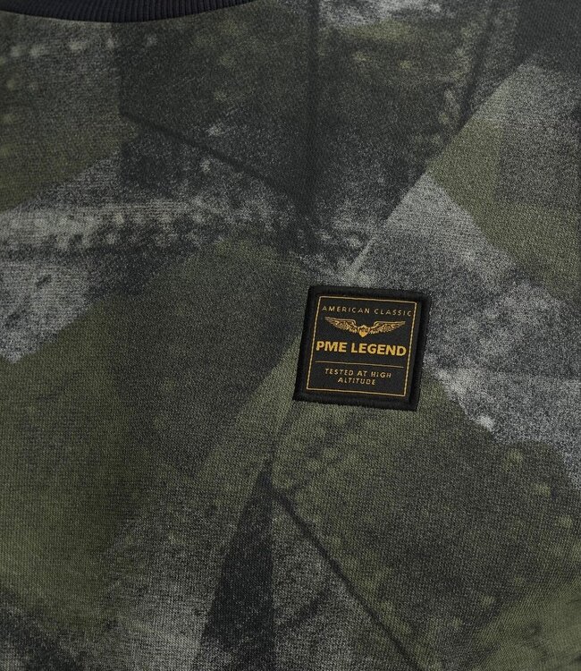 PME LEGEND Pull CREWNECK PME LEGEND AOP  SALUTE