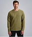 PME LEGEND Pull STRUCTURED PME LEGEND PIQUE BADGES OIL GREEN