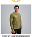 PME LEGEND Pull STRUCTURED PME LEGEND PIQUE BADGES OIL GREEN