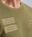 PME LEGEND Pull STRUCTURED PME LEGEND PIQUE BADGES OIL GREEN
