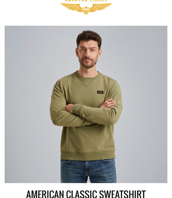 PME LEGEND Pull Knitwear PME LEGEND AMERICAN CLASSIC OIL GREEN