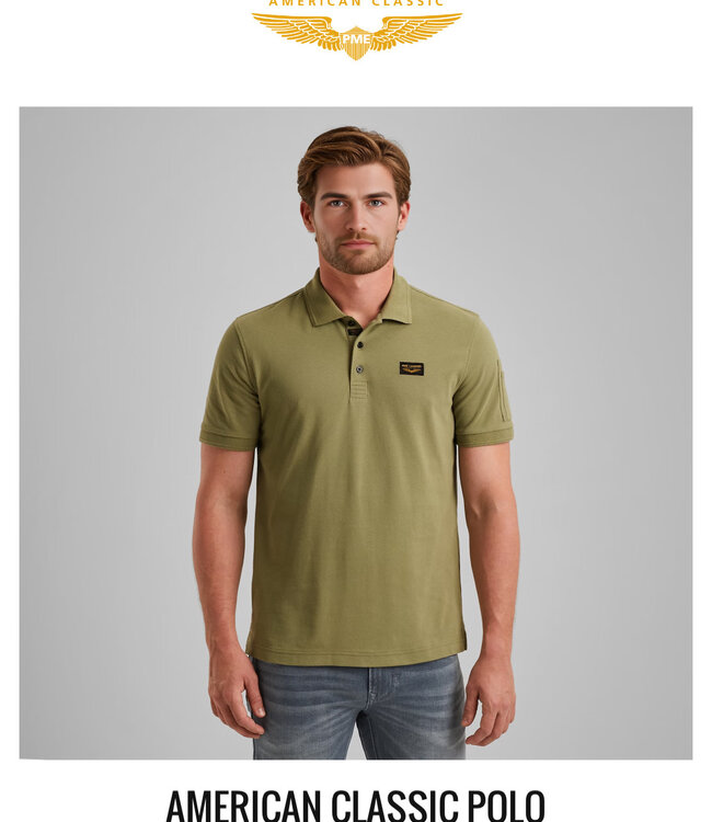PME LEGEND Polo  PME LEGEND AMERICAN CLASSIC OIL GREEN