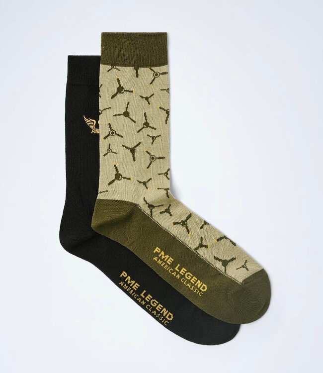 PME LEGEND Sokken 2 Pack PME LEGEND OIL GREEN