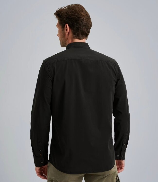 PME LEGEND Hemd LONG SLEEVE CANVAS PME LEGEND BLACK