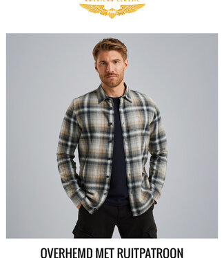 PME LEGEND Hemd LONG SLEEVE CHECK PME LEGEND STARGAZER