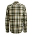 PME LEGEND Hemd LONG SLEEVE CHECK PME LEGEND OLIVE NIGHT