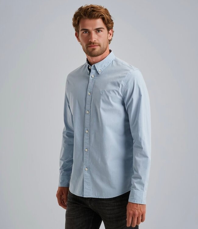 PME LEGEND Hemd LONG SLEEVE PME LEGEND LIGHT GD CANVAS CHAMBRAY BLUE