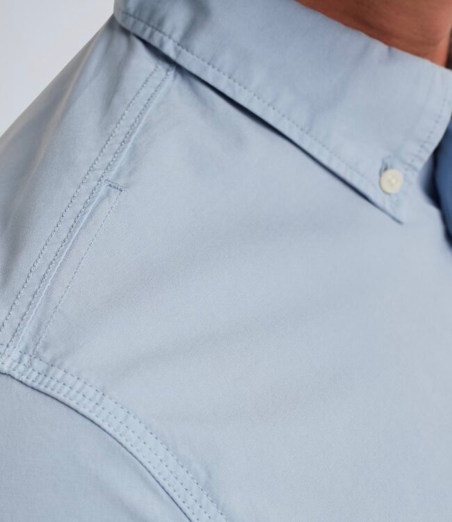 PME LEGEND Hemd LONG SLEEVE PME LEGEND LIGHT GD CANVAS CHAMBRAY BLUE